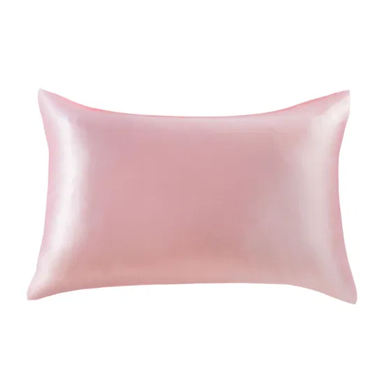 Seda de morera de lujo 100% del lazo del pelo de la caja de Scrunchie de la funda de almohada de seda pura del sistema de fundas de almohada del logotipo personalizado